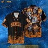 Skull Firefighter Hawaiian Shirt