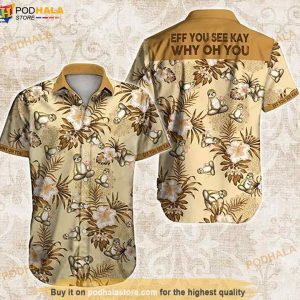 Sloth Awesome Colorful Hawaiian Shirt