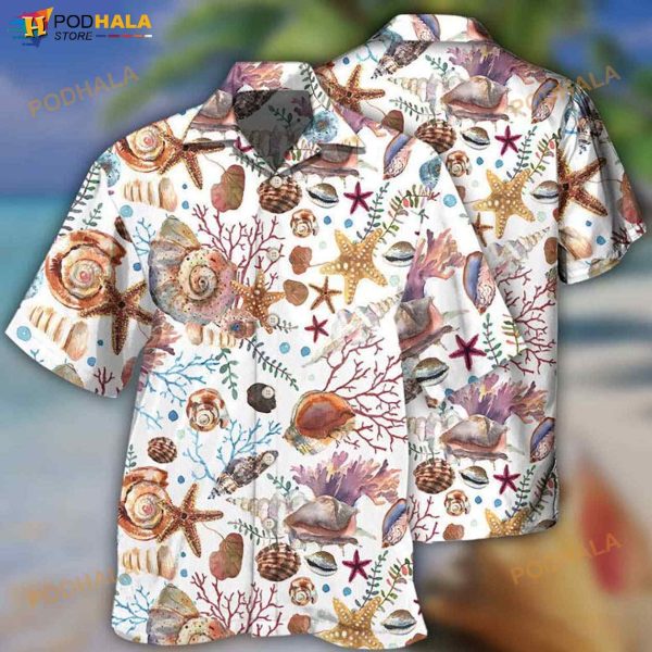 Snail Color Art Style 3D Funny Hawaiian Shirt