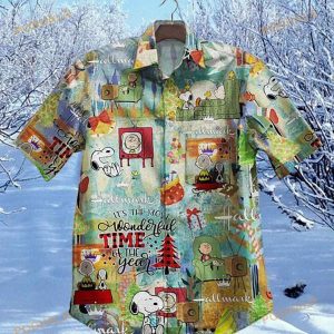 Snoopy Hallmark Hawaiian Shirt