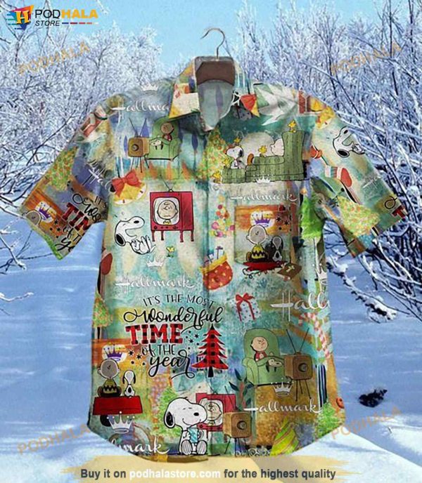 Snoopy Hallmark Hawaiian Shirt