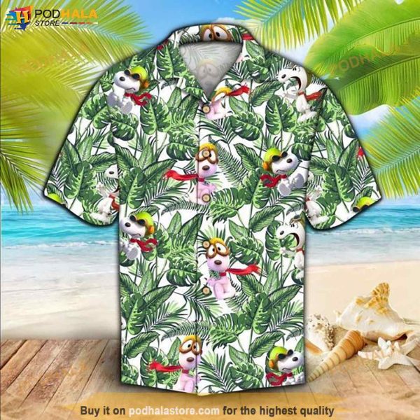 Snoopy With Summer Funny Hawaiian Shirt