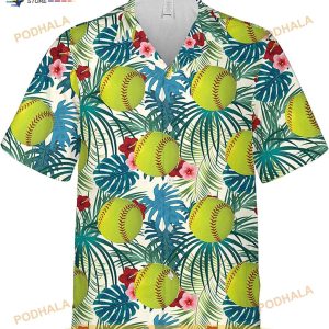 Softball Summer Hawaiian Shirt