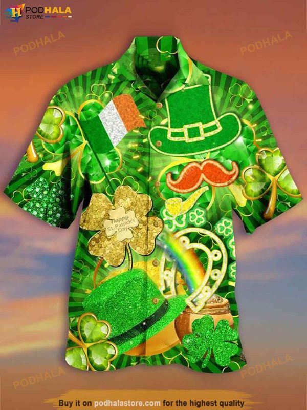 St Patrick_S Day Tropical Hawaiian Shirt