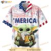 Star Wars Baby Yoda With Beer Hawaiian Shirt