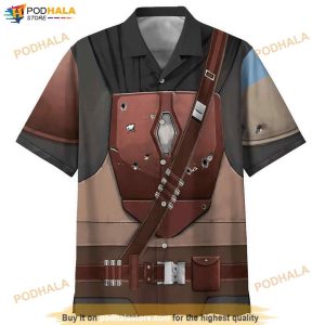 Star Wars Beskar Cosplay 3D Frint Full Hawaiian Shirt