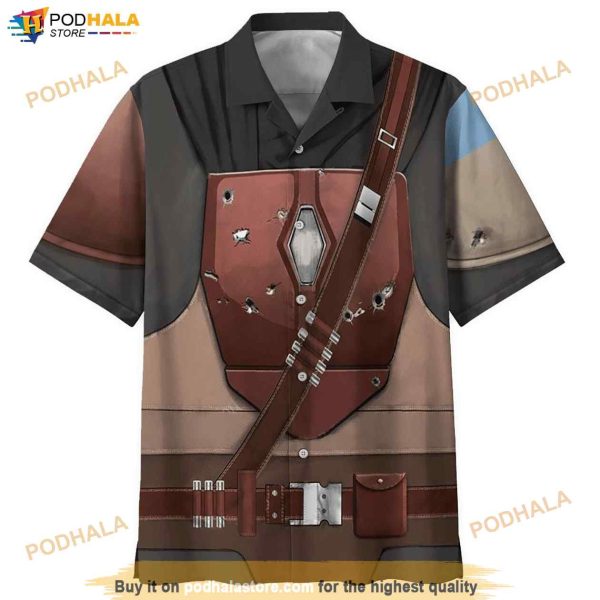 Star Wars Beskar Cosplay 3D Frint Full Hawaiian Shirt