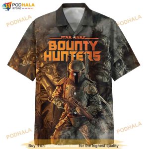 Star Wars Darth Vader Bounty Hunters Hawaiian Shirt