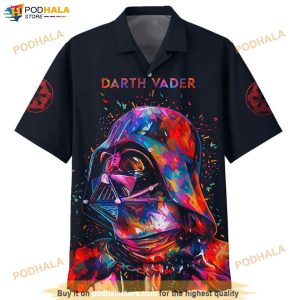 Star Wars Darth Vader Full Color Hawaiian Shirt