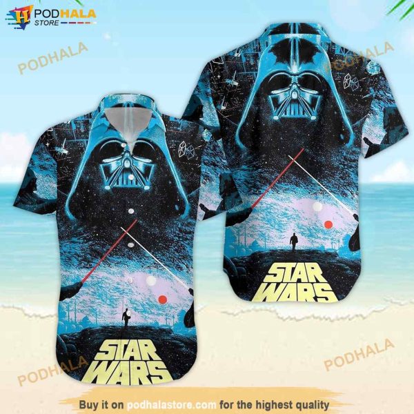 Starwars Buttonup Star Wars Summer Father Beach Hawaiian Shirt