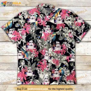 Stormtrooper Tropical Hawaiian Shirt