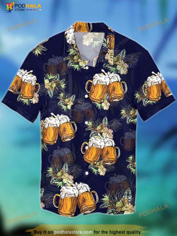 Summer Beer Tropical Hawaiian Shirt