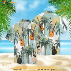 Summer With Guitar Hawaiian Shirt