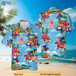 Super Mario Hawaiian Shirt