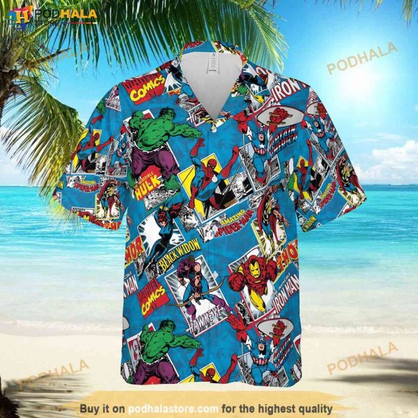 Superhero Hawaii Shirt