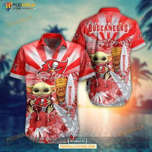 Tampa Bay Buccaneers NFL Baby Yoda Hawaiian Shirt For Men