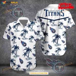 Tennessee Titans NFL Team Tropical Coconut Hot Summer Button Hawaiian Shirt