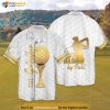 The Golffather Gold Hawaiian Shirt