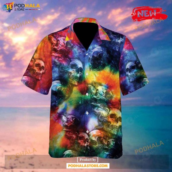 The Grim Reaper Colorful Hot Casual Shirts For Men Women Hawaiian Shirt