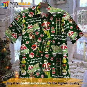 The Grinch Hohoho Grinch Hawaiian Shirt