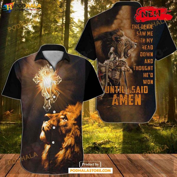 The Lion Of Judah Hot Casual Shirts For Men Women Hawaiian Shirt