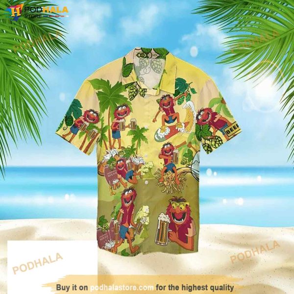 The Muppet Show Print Hawaiian Shirt