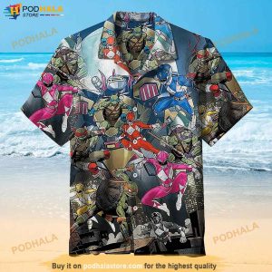 The Science Ninja Turtlee Vintage Summer Hawaiian Shirt