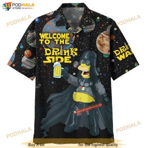 The Simpsons Welcome To The Drinks Side Hawaiian Shirt