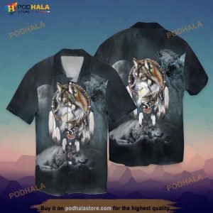 The Wolf Native Hawaiian Shirt