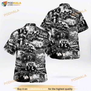 Three Stooges Hawaiian Shirt Aloha 3D Shirt Vacation For Men Women