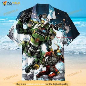 Titan Fall Video Game Hawaiian Shirt