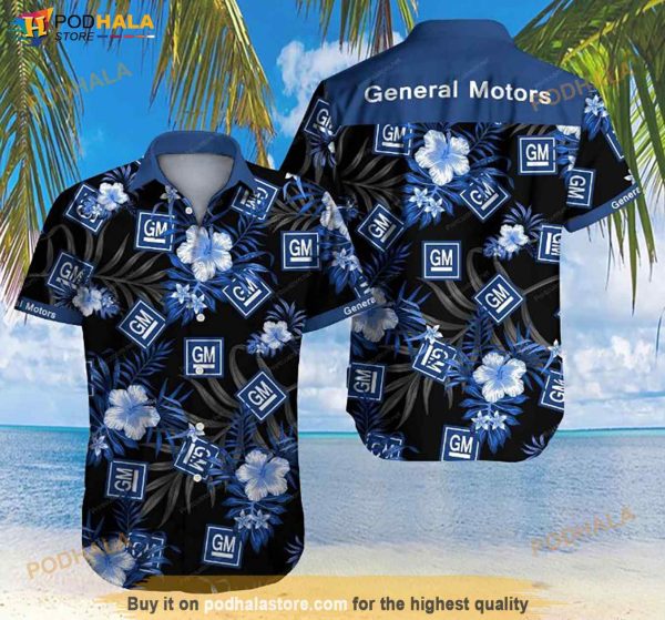 Tlmus General Motors Hawaiian Shirt