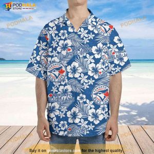 Toronto Blue Jays Hawaiian Shirt Hibiscus