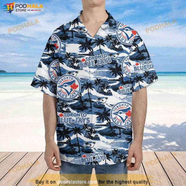 Toronto Blue Jays MLB Hawaiian Shirt Sea Island Pattern