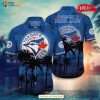 Toronto Blue Jays MLB Tropical Coconut Tree Sunset Design Hawaiian Shirt