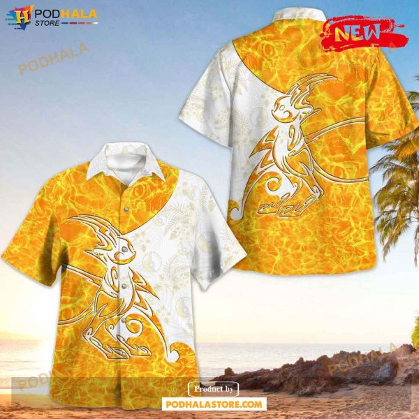 Tribal Raichu Design Hawaiian Shirt