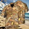 Trombone Music Notes Style 3D Funny Hawaiian Shirt