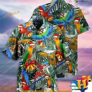 Tropical Parrot Christmas Shirt