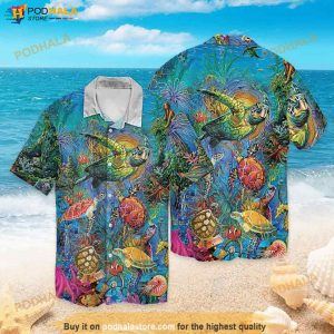 Turtle Ocean 2 Hawaiian Shirt