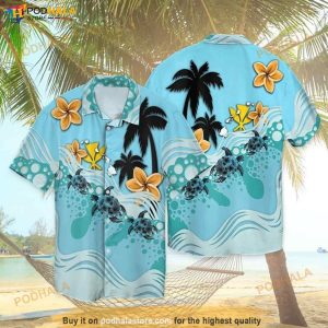 Turtles In The Sea Hawaiian Shirt