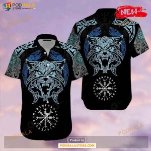 Viking Wolf Tattoo Luxury For Summer Hawaiian Shirt