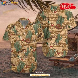 Vintage Cactus For Summer Hawaiian Shirt