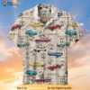 Vintage Muscle Car On Route Hawaiian Shirt