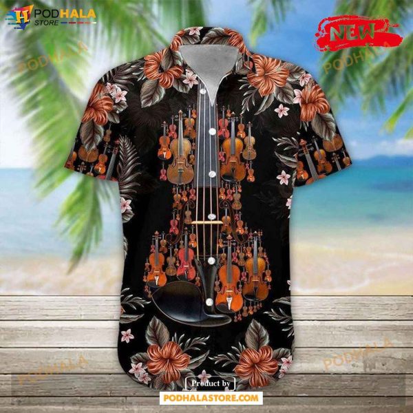 Violin Luxury Design For Summer Hawaiian Shirt