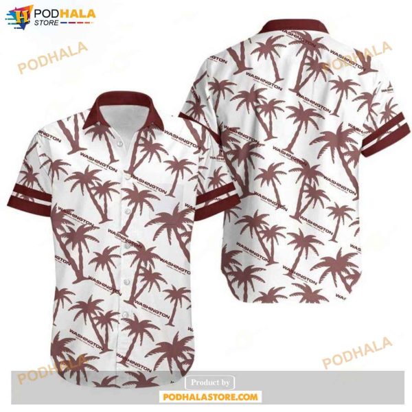 Washington Football Team Coconut Tree NFL Gift For Fan Hawaii Shirt